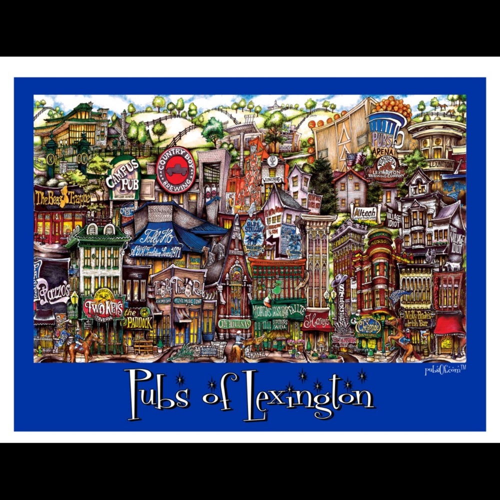 NWT Pubs of Lexington 18x24 Poster